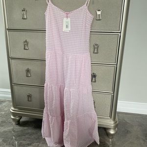 Solid & Striped Rose Gingham dress with straps